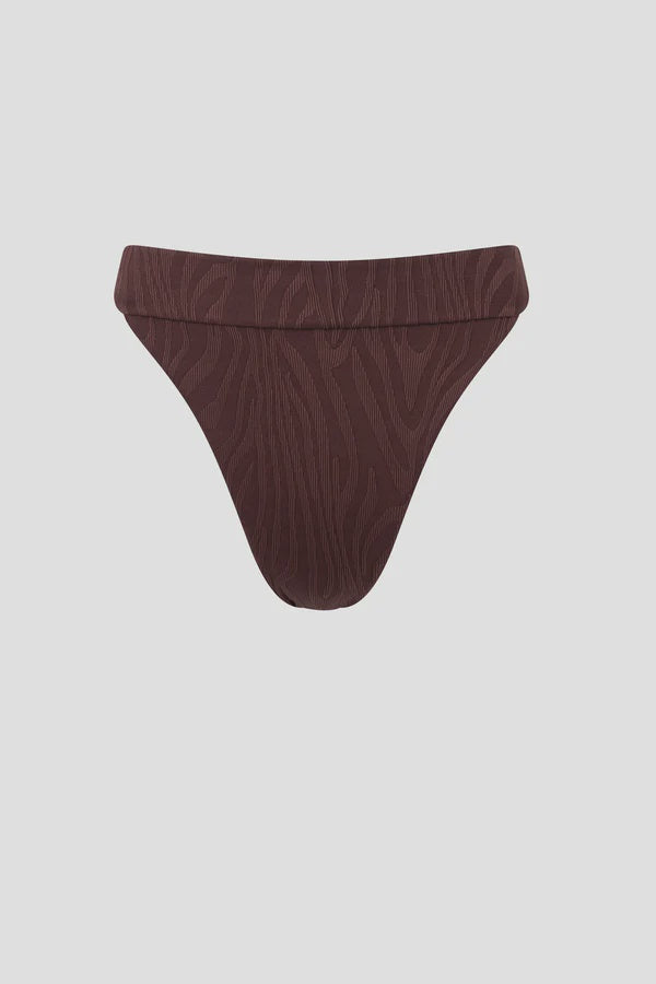 Rhythm Amazon Hi Banded Pant - Chocolate