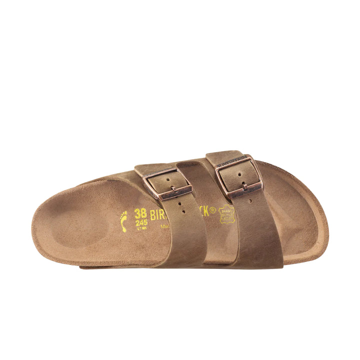 Birkenstock Arizona Tabacco Brown Oiled Leather Regular