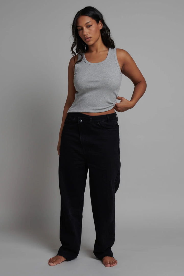 Bayse Cassia Tank - Grey Marle
