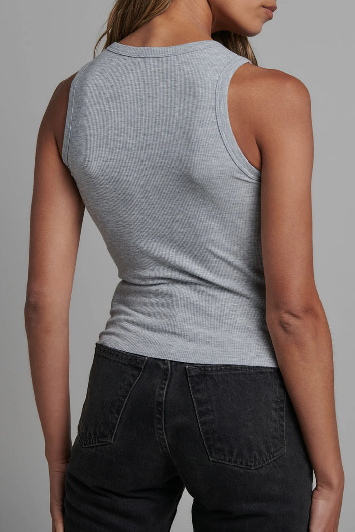 Bayse Cassia Tank - Grey Marle