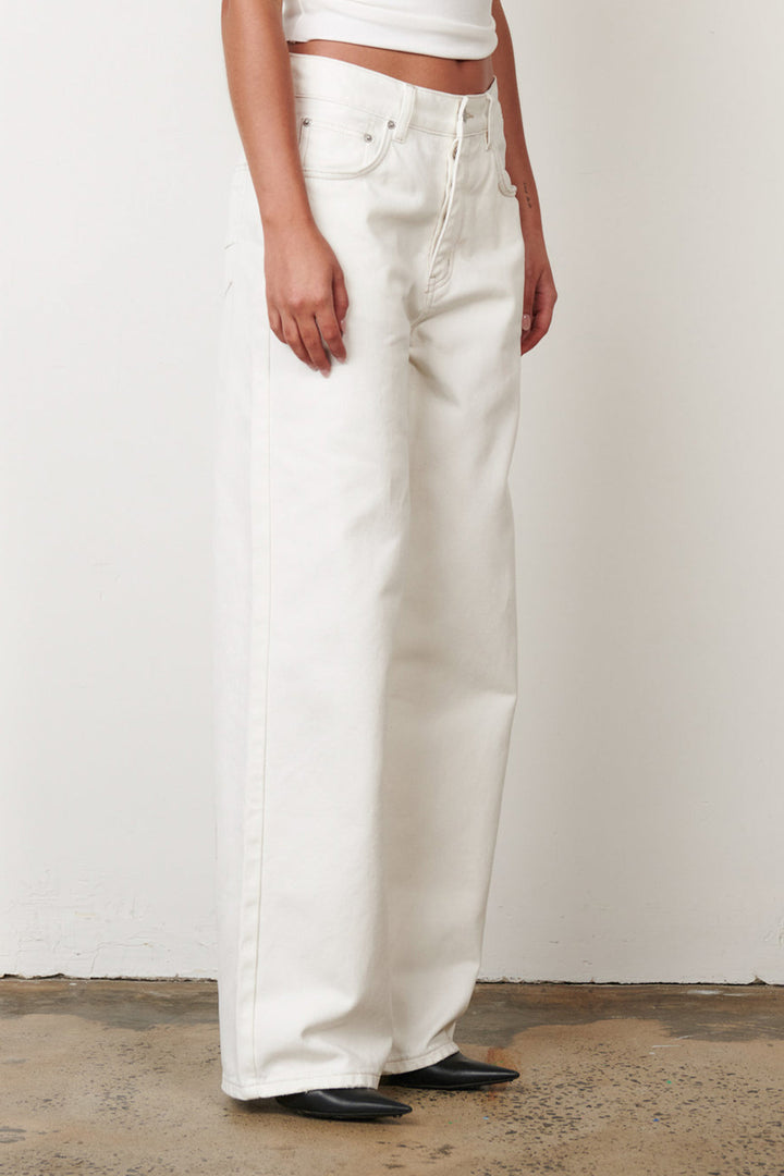 Bayse Perry Denim Jean - Geisha White