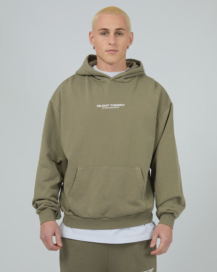 Silent Theory Essential Theory Hoodie - Khaki