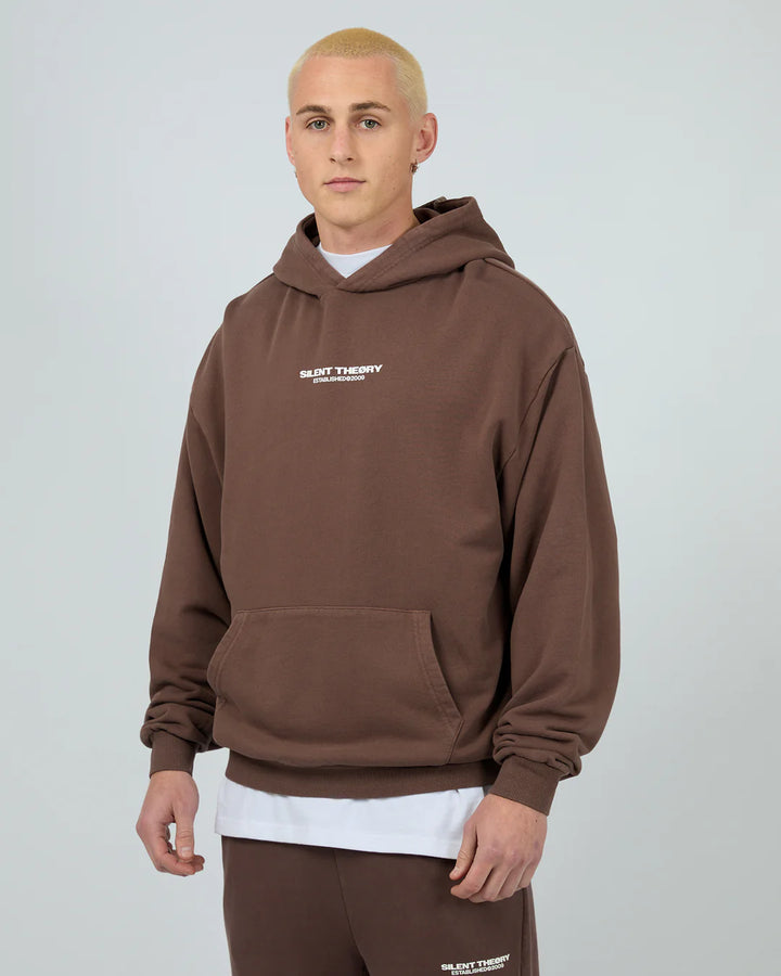 Silent Theory Essential Theory Hoodie - Chocolate