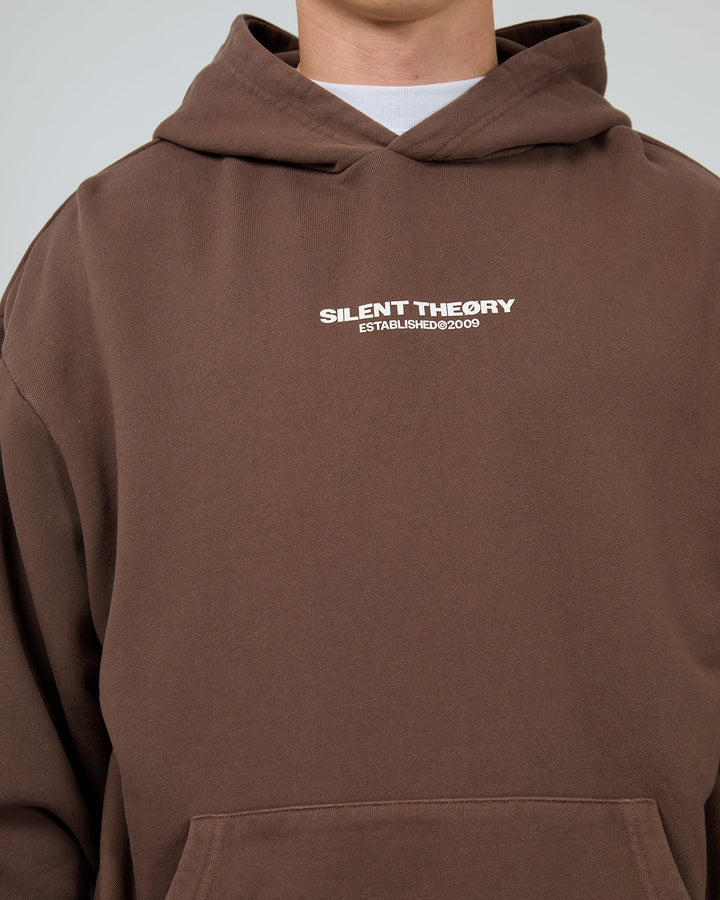 Silent Theory Essential Theory Hoodie - Chocolate
