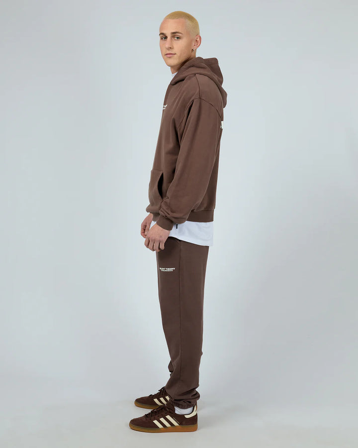 Silent Theory Essential Theory Hoodie - Chocolate