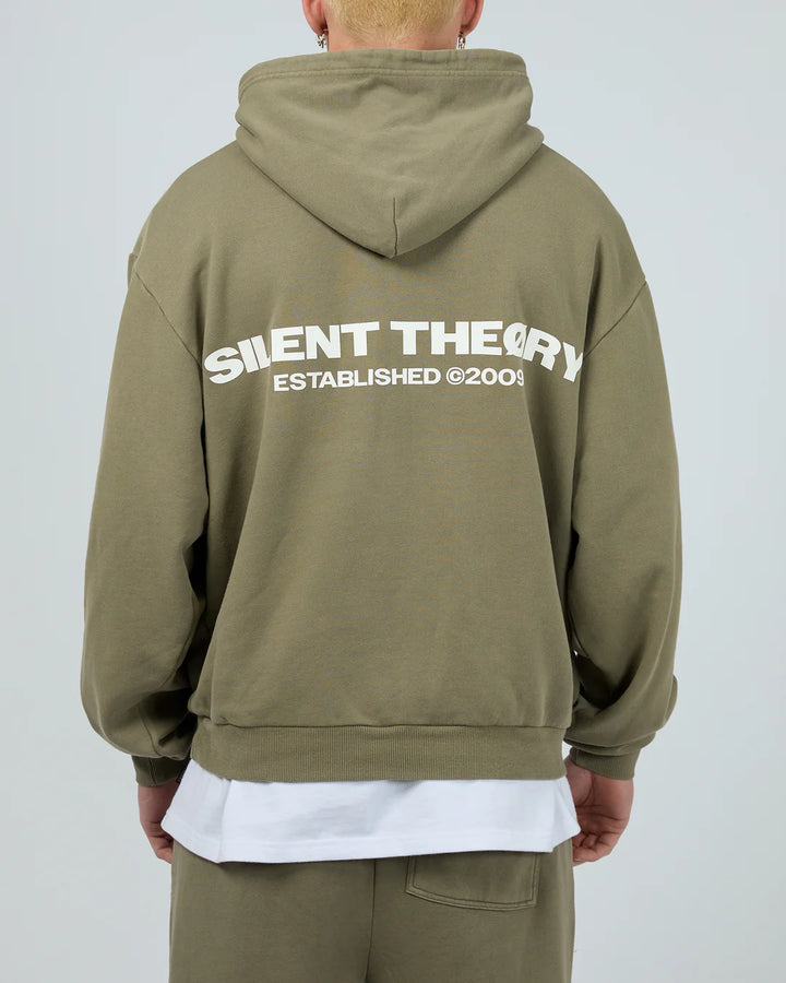 Silent Theory Essential Theory Hoodie - Khaki
