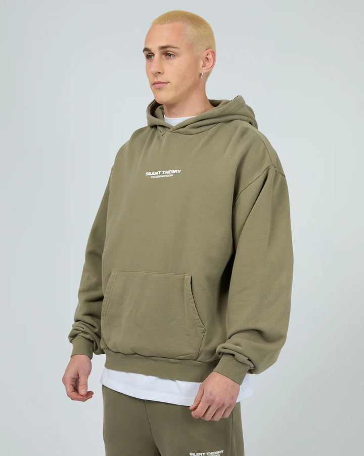 Silent Theory Essential Theory Hoodie - Khaki