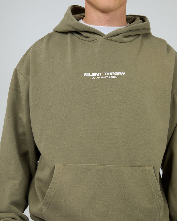 Silent Theory Essential Theory Hoodie - Khaki