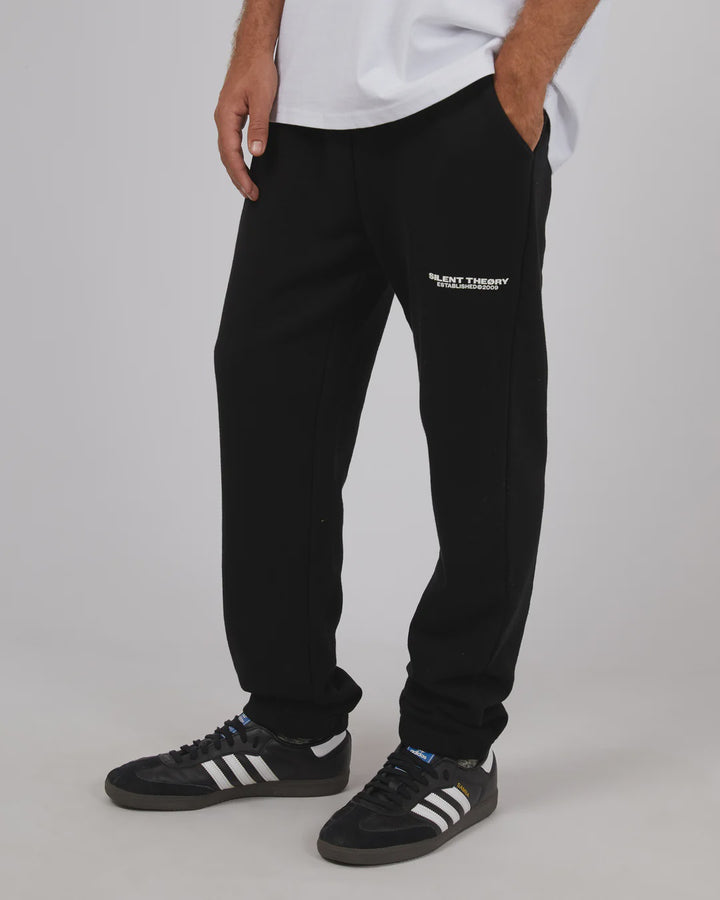 Silent Theory Essential Theory Track Pant - Black