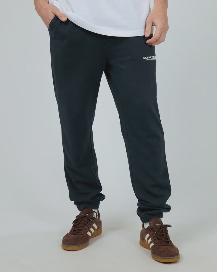 Silent Theory Essential Theory Track Pant - Navy
