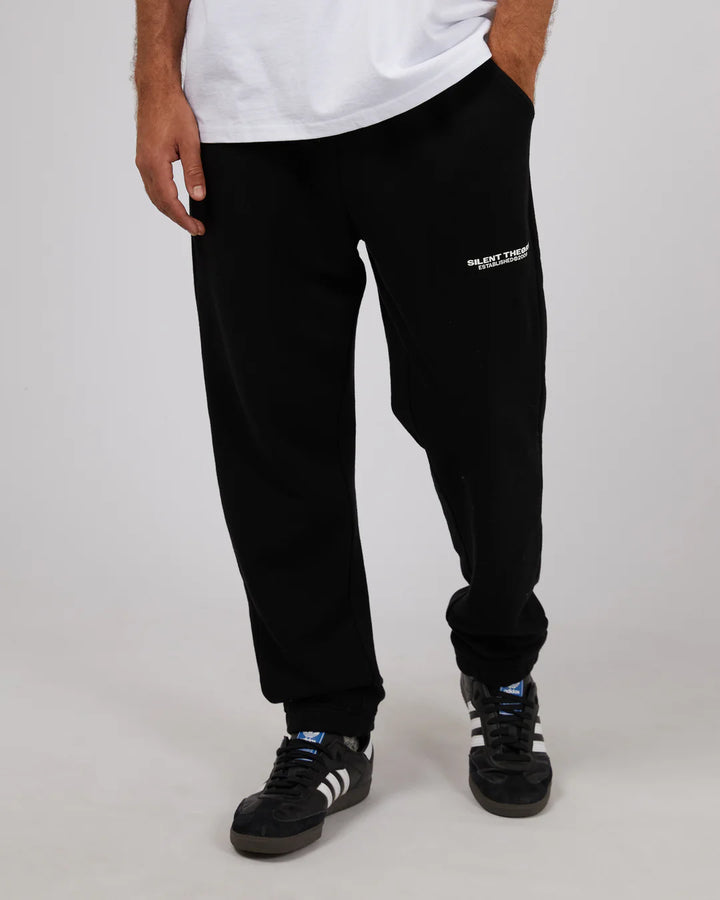 Silent Theory Essential Theory Track Pant - Black