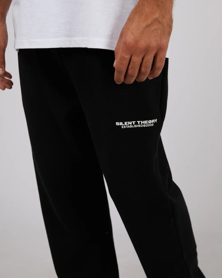 Silent Theory Essential Theory Track Pant - Black