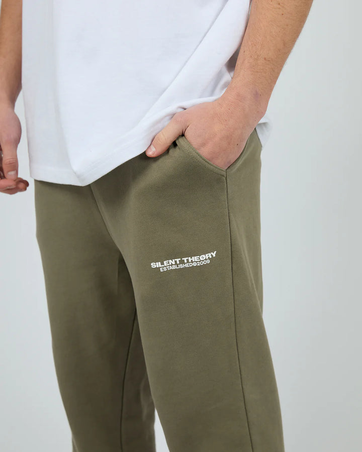 Silent Theory Essential Theory Trackpant - Khaki