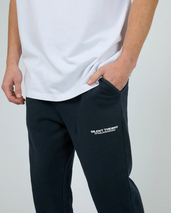 Silent Theory Essential Theory Track Pant - Navy