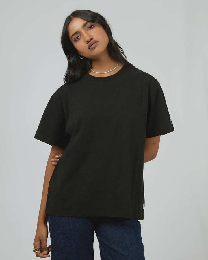 All About Eve Basic Monogram Tee - Black