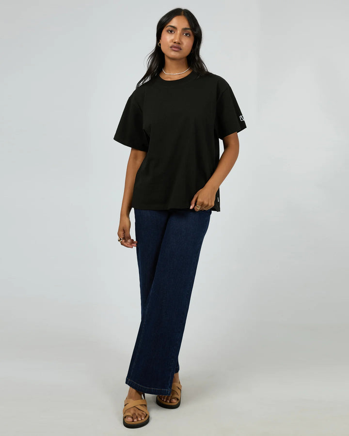 All About Eve Basic Monogram Tee - Black