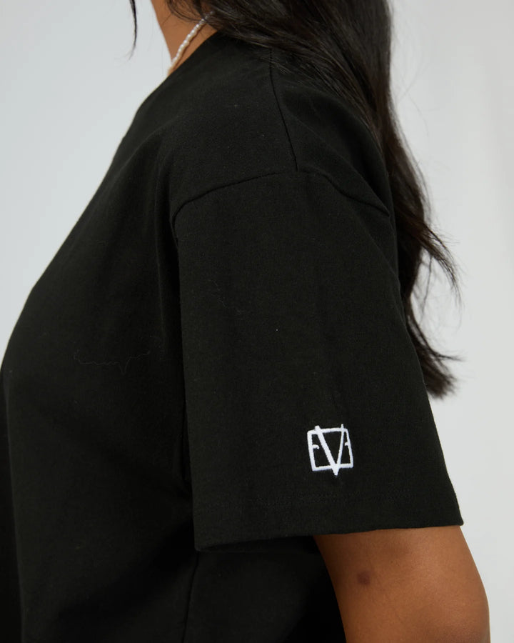 All About Eve Basic Monogram Tee - Black