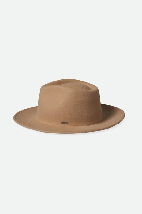 Brixton Dayton Convertible Brim Rancher Felt Hat - Oat Milk/Khaki