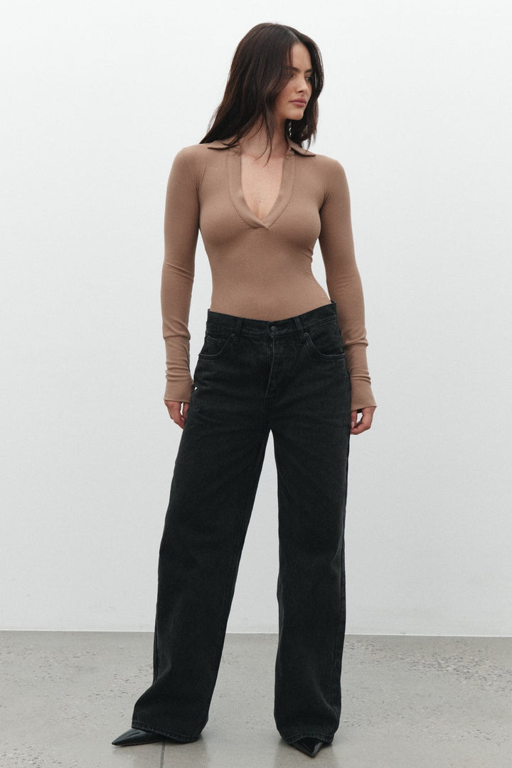 Bayse Celine Bodysuit - Macchiato
