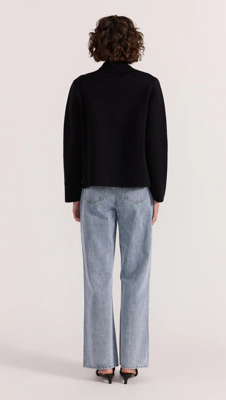 Staple The Label Aiden Crop Cardigan - Black