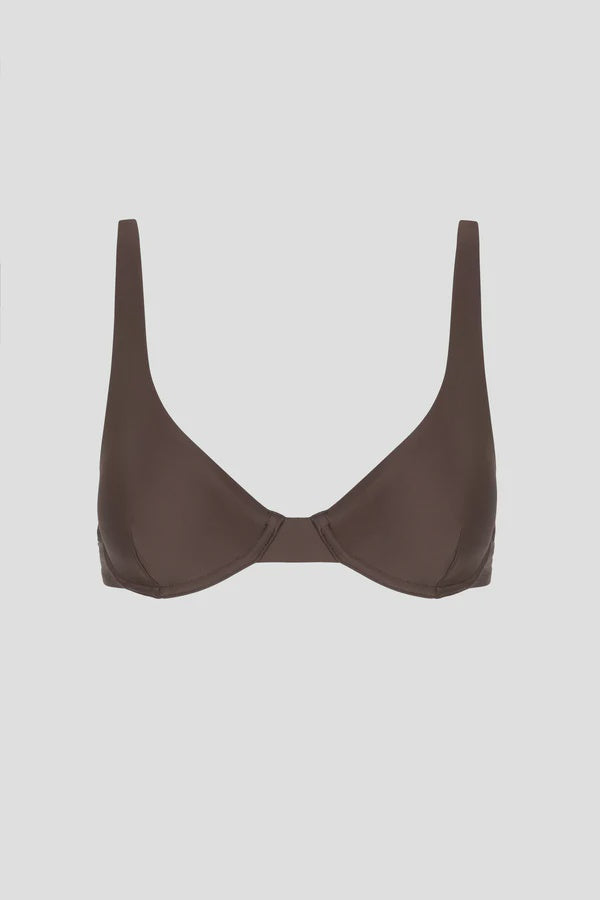 Rhythm Classic Underwire Top - Chocolate