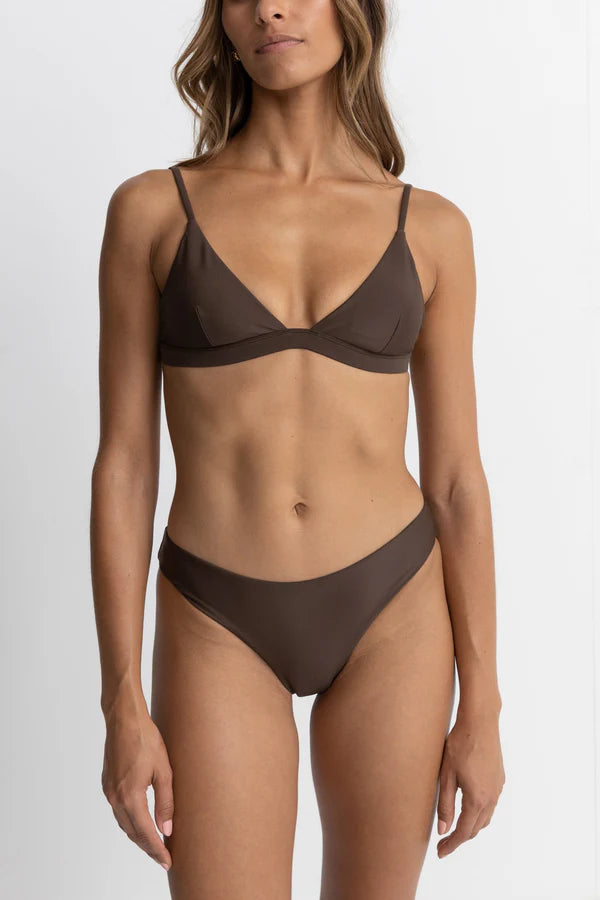Rhythm Classic Bralette Top-Chocolate