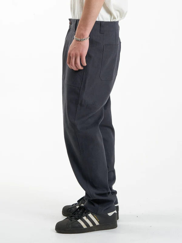Thrills Hemp Thrills Slacker Utility Pant- Slate