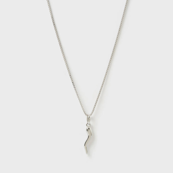 Arms Of Eve Cornicello Silver Charm Necklace