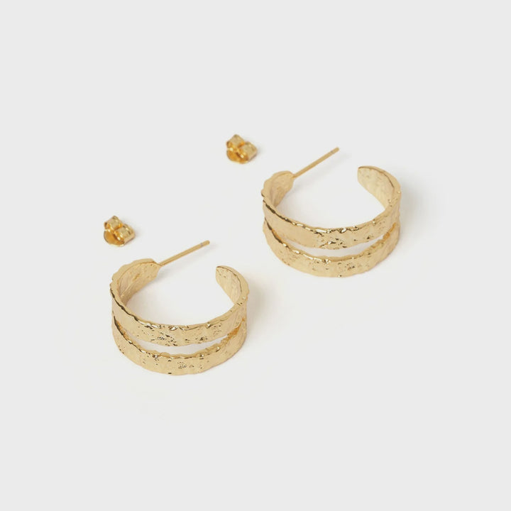Arms Of Eve Elodi Gold Hoop Earrings