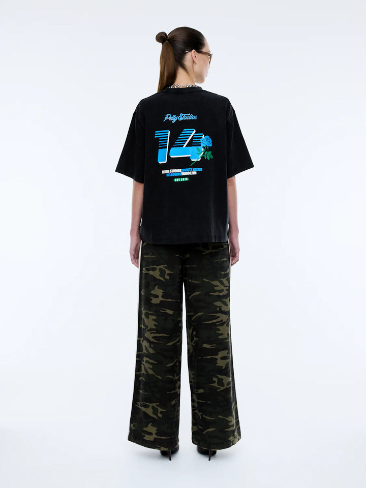 Ena Pelly EP Highway 14 Tee - Washed Black