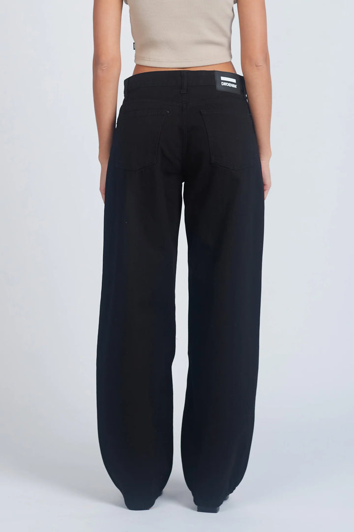 Dr Denim Hill Low Rise Jean - Black