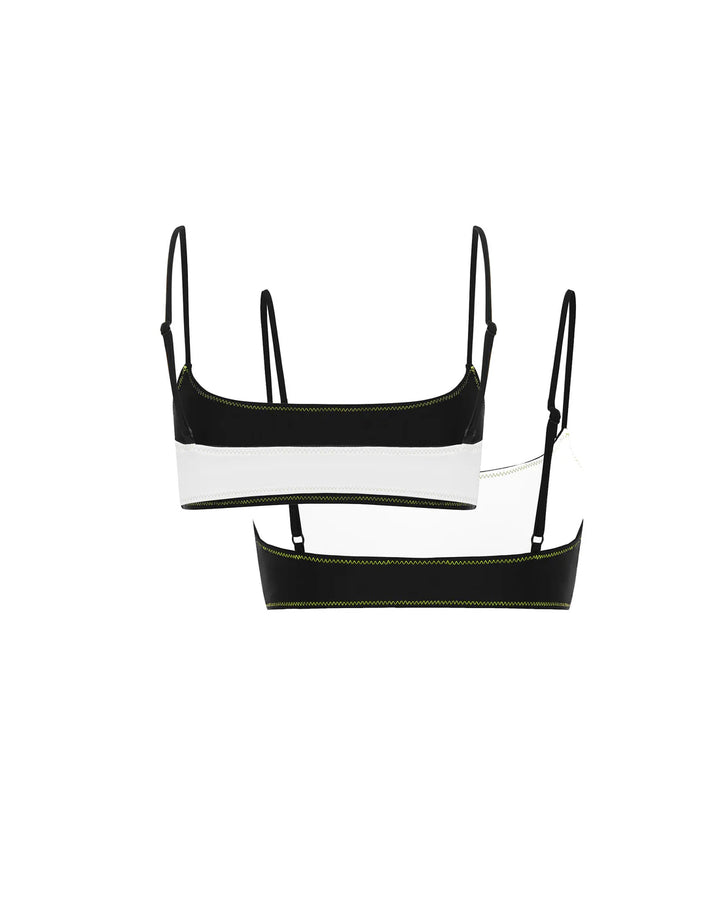 It's Now Cool Revo Crop Top - Black Twist