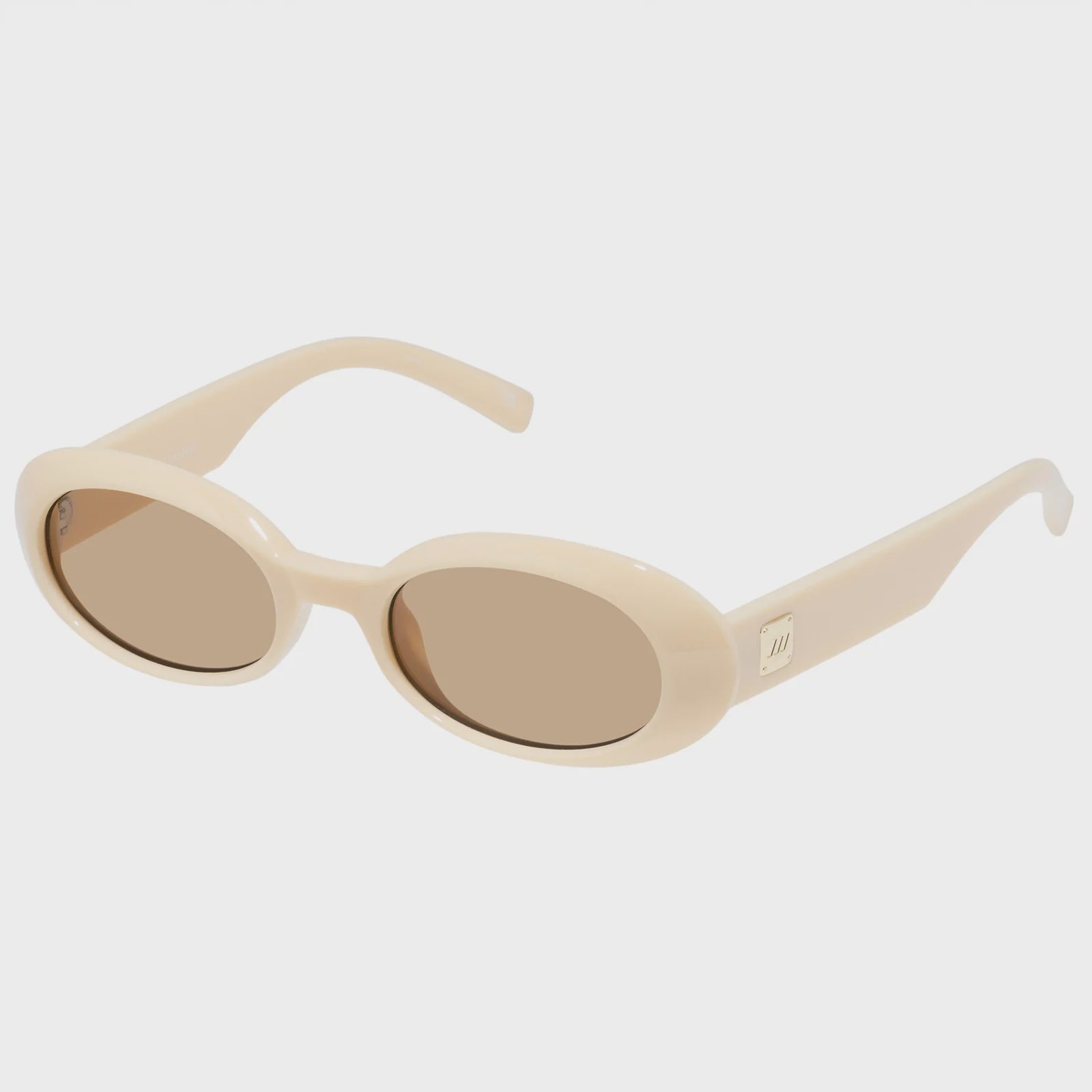 LE SPECS Unisex Work It! Hyper Pink Oval Sunglasses