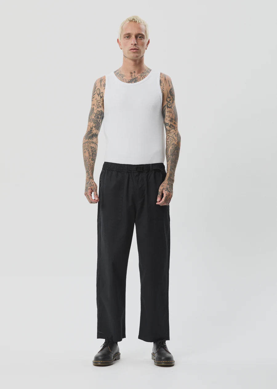 Afends Cabal Hemp Technical Pant-Black