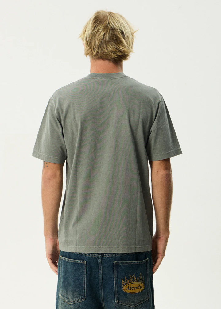 Afends Vinyl Retro Tee-Washed Sycamore