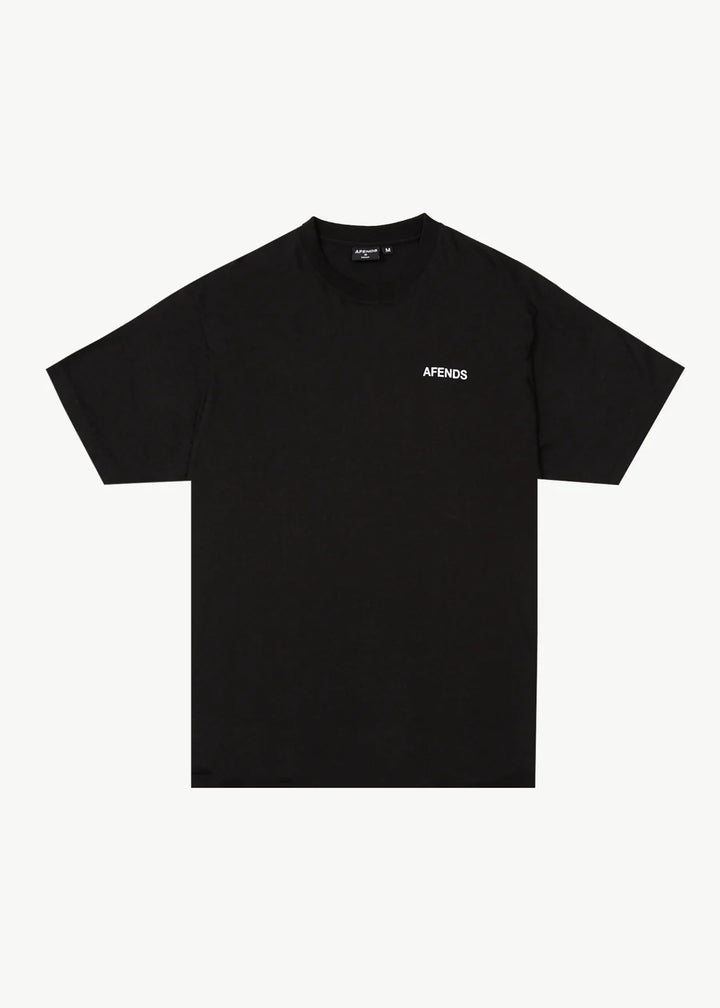 Afends Staple Hemp Boxy Fit Tee - Black