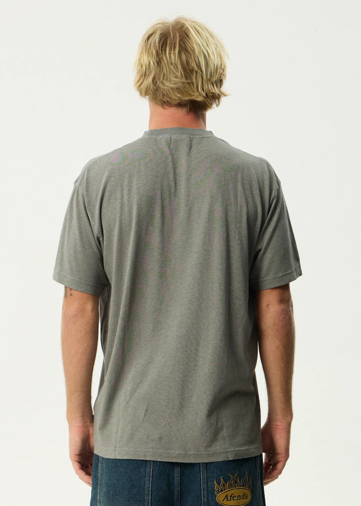 Afends Foundation Hemp Boxy Fit Tee-Washed Sycamore
