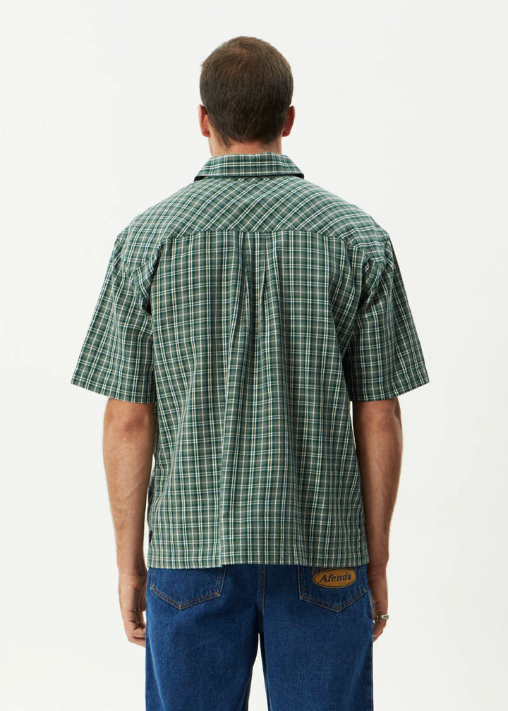 Afends Shipwreck Short Sleeve Shirt-Pine