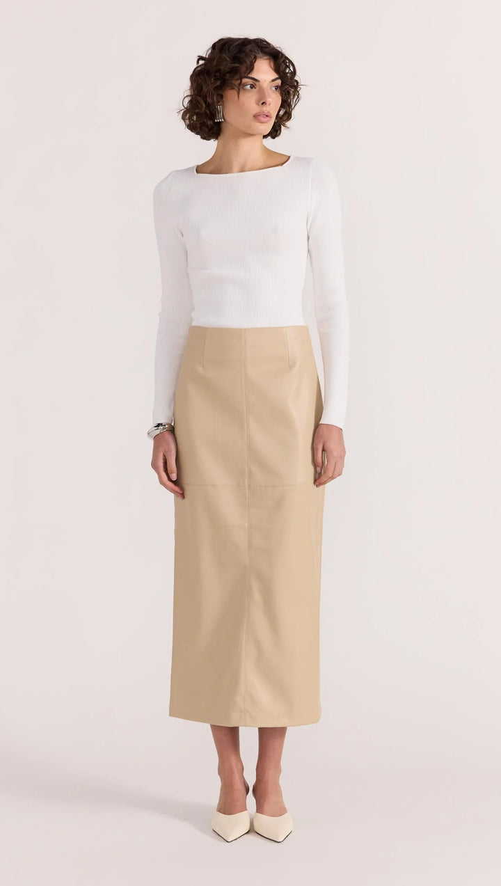 Staple The Label Nora Knit Top - White