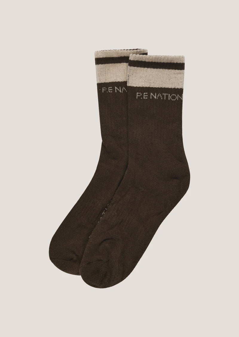 P.E Nation Homage Sock - Caviar/Cloud