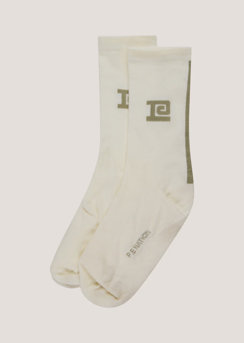 P.E Nation Medley Sock - Whisper White