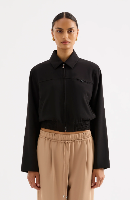 Nude Lucy Bedford Cropped Jacket - Black