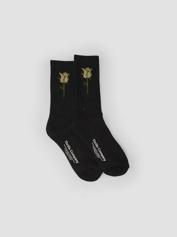 Thrills Natural Thrills 2 Pack Sock - Black/Black