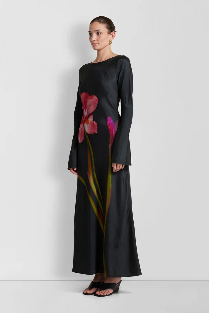 The Wolf Gang Thea Maxi Dress - Noir