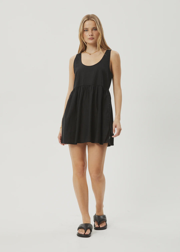 Afends Jesse Mini Dress-Black