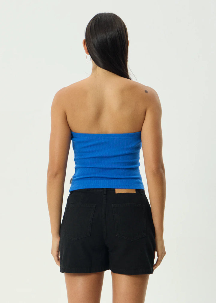 Afends Jamie Organic Rib Tube Top-Marina