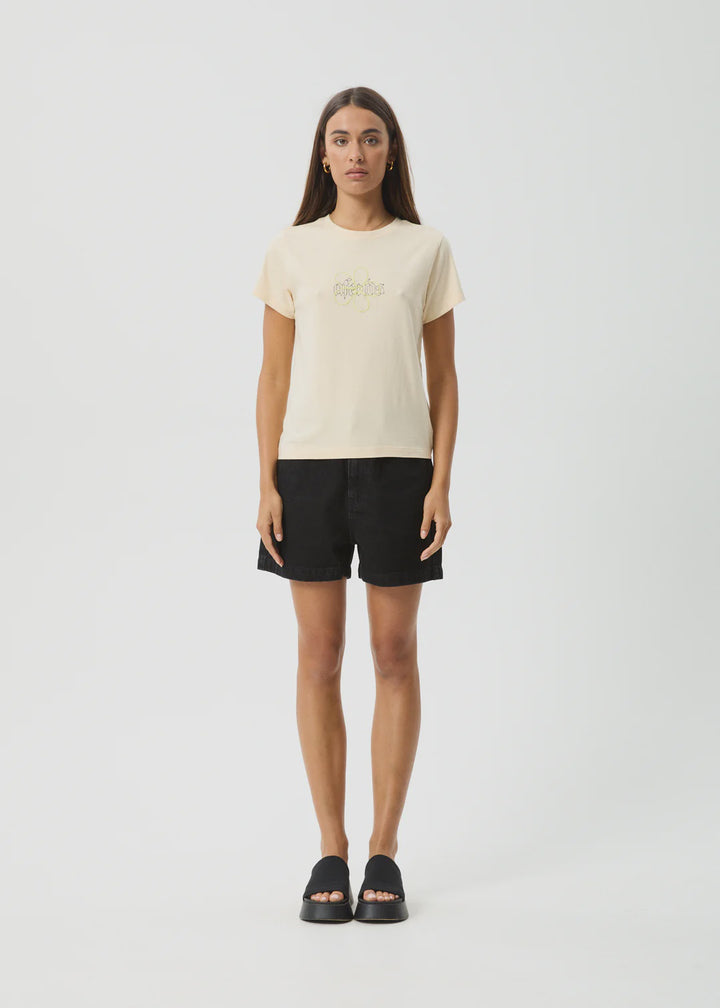Afends Heidi Recycled Regular Tee - Sand