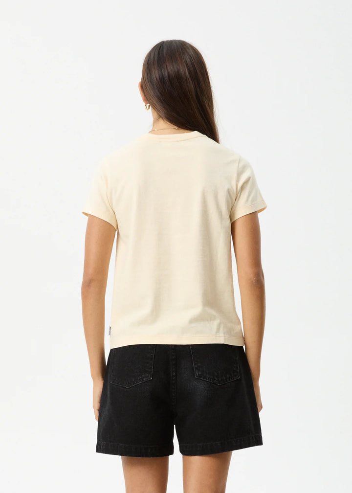 Afends Heidi Recycled Regular Tee - Sand