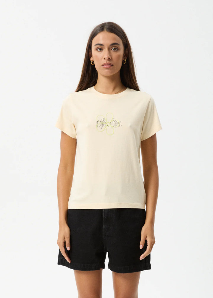 Afends Heidi Recycled Regular Tee - Sand