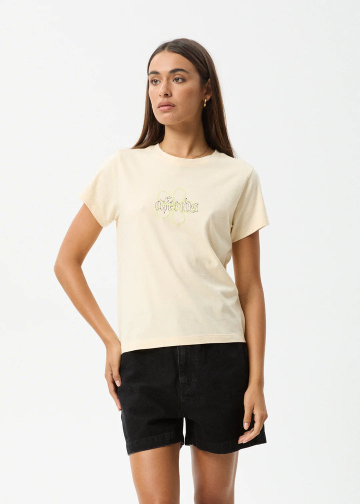 Afends Heidi Recycled Regular Tee - Sand
